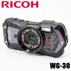 リコー(RICOH)のリコー RICOH WG-30 エボニーブラック コンデジ カメラ 中古(コンパクトデジタルカメラ)