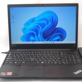 ①美品★ThinkPad E585★20KVS0AG00★RYZEN3 2200U★HD液晶★SSD240GB★DDR4 8GB★BT★最新版Win11Pro 25H2★カメラ★wifi★type-C電源付き