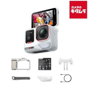 Insta360 Ace Pro2 ストリート撮影キット アークティックホワイト シングルバッテリー：ムーンライト・シルバー（CINSBBGA-ACEPRO2128） ビデオカメラ 4K 小型 高画質 ウェアラブル 《納期約1ヶ月》