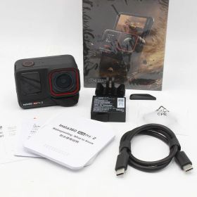 【ポイント2倍！お買い物マラソン】【美品】Insta360 Ace Pro 2 CINSBBGA ミッドナイトブラック デュアルバッテリー アクションカメラ インスタ360 本体 【中古】