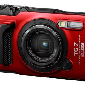 在庫あり【送料無料】 OM SYSTEM TG-7 RD レッド 防水 防塵 耐衝撃 アウトドア GPS内蔵デジカメ 簡単CALS（CALS / CALS H） コンパクトデジタルカメラ Tough オリンパス OLYMPUS【転送不可】【unable to transfer】