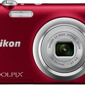 【中古】Nikon デジタルカメラ COOLPIX A100 光学5倍 2005万画素 レッド A100RD