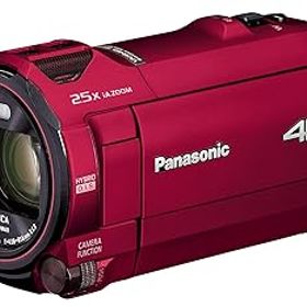 【中古】［非常に良い］パナソニック 4K ビデオカメラ VX992M 64GB 光学20倍ズーム アーバンレッド HC-VX992M-R