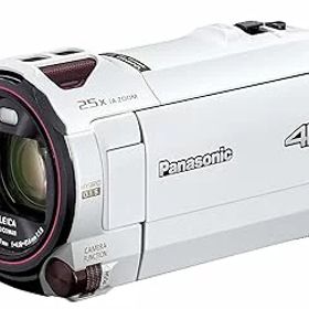 【中古】パナソニック 4K ビデオカメラ 64GB 光学20倍ズーム ピュアホワイト HC-VX992MS-W