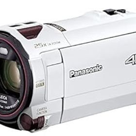 【中古】パナソニック 4K ビデオカメラ 64GB 光学20倍ズーム ピュアホワイト HC-VX992MS-W