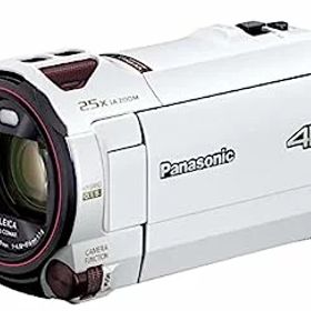 【中古】パナソニック 4K ビデオカメラ 64GB 光学20倍ズーム ピュアホワイト HC-VX992MS-W