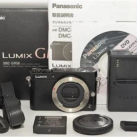 723★新品級・ショット数3361回★パナソニック ミラーレス一眼カメラ GM5 ボディ ブラック DMC-GM5-K