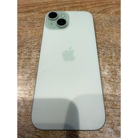 【中古美品】iPhone15 128GB グリーン 正規SIMフリー MTMM3J/A A333
