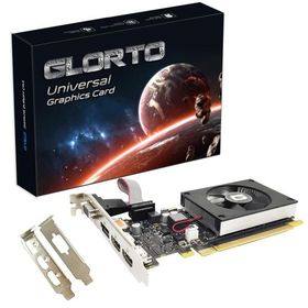 GeForce GT 730 グラフィックボード，4GB，DDR3，64ビット、PCI Express X8、DirectX12、2X HDMI、ロープロファ