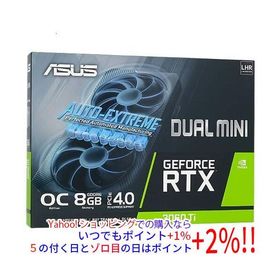 【中古】ASUS製グラボ DUAL-RTX3060TI-O8G-MINI-V2 PCIExp 8GB 元箱あり