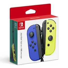 【新品/在庫あり】[ニンテンドースイッチ 周辺機器] 任天堂純正 Joy-Con(L) ブルー/(R) ネオンイエロー [HAC-A-JAPAA]