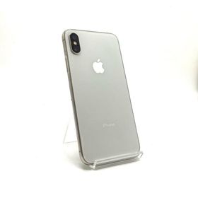 【全額返金保証】【最速発送】 iPhone X 256GB シルバー docomo 白ロム 動作確認済 70%
