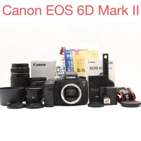 Canon EOS 6D mark II 標準&望遠&単焦点トリプルレンズセット