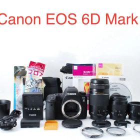 Canon EOS 6D Mark II標準&望遠&単焦点トリプルレンズセット