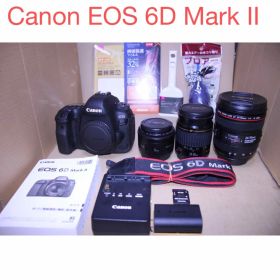 Canon EOS 6D Mark II標準&望遠&単焦点トリプルレンズセット