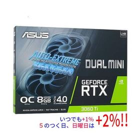 【中古】ASUS製グラボ DUAL-RTX3060TI-O8G-MINI-V2 PCIExp 8GB 元箱あり