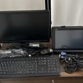 ARROWS Tab Q509/VE タブレット、拡張グレードル、液晶モニター、ACアダプタ、キーボード、マウス、RGBケーブル【OS無し】