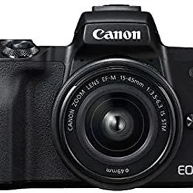 キヤノン EOS Kiss M (ブラック/ミラーレス一眼カメラ) EOSKISSMBK1545ISLK