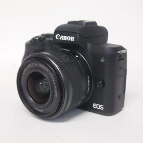 【中古】(キヤノン) Canon EOS KISS M/EF-M15-45 IS STM キツト ブラツク