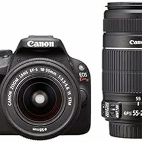【中古】［非常に良い］Canon デジタル一眼レフカメラ EOS Kiss X7 ダブルズームキット EF-S18-55mm/EF-S55-250mm付属 KISSX7-WKIT