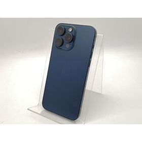 【中古】【赤ロム保証あり】Apple au 【SIMフリー】 iPhone 15 Pro Max 256GB ブルーチタニウム MU6T3J/A【大須2】保証期間１ヶ月【ランクB】