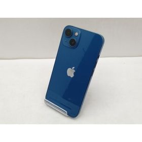 【中古】Apple au 【SIMフリー】 iPhone 13 256GB ブルー MLNM3J/A【仙台イービーンズ】保証期間１ヶ月【ランクC】