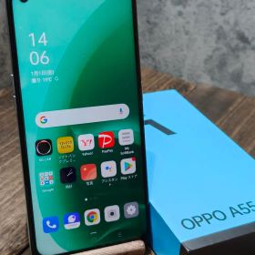 美品 OPPO A55s 5G A102OP SIMフリー スマホ