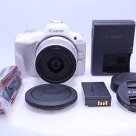 【1,000回以下 ほぼ新品】Canon EOS R50 標準ズームレンズキット(RF-S18-45) ホワイト ミラーレス一眼カメラ