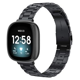 Fitbit Versa4 / Versa3 バンド / Fitbit Sense2 / Senseバンド Sense / Versa 全シリーズに対応 Fitbit Versa4 ステンレスバンド ステン