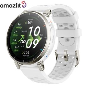 アマズフィット AMAZFIT スマートウォッチ Active 3 Premium エアロホワイト 腕時計 メンズ レディース GPS ランニング マラソン ウェア
