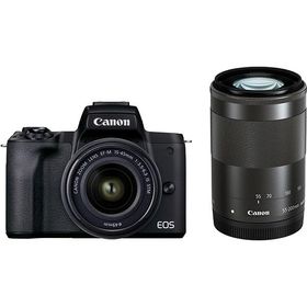 CANON デジタル一眼カメラ EOS Kiss M2 ダブルズームキット [ブラック]