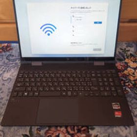 ★美品 HP ENVY x360 15 (AMD) 16GB/512GB 15.6インチ Win11 Home ナイトフォールブラック パフォーマンスモデル