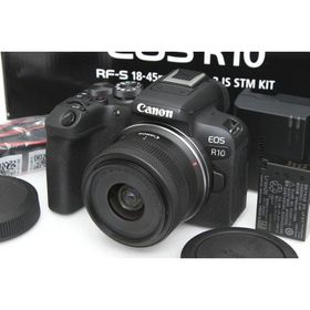 【全額返金保証】美品｜キヤノン EOS R10 RF-S18-45 IS STM レンズキット CA01-R4507-3Y4
