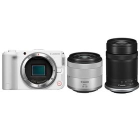 Canon 6896C009 ミラーレスカメラ EOS R50 V (ホワイト)・ダブルズームキット