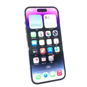 中古 Apple iPhone14 Pro 256GB ディープパープル MQ1E3J／A SIMフリー