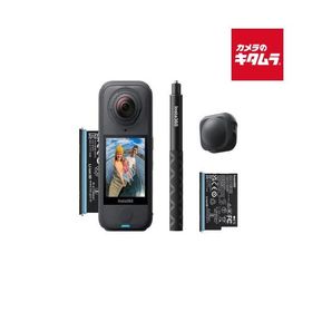 Insta360 X4 Air Starter Bundle Graphite Black（CINSAAFA-SE03） ビデオカメラ 4K 小型 高画質 ウェアラブル 全天球360度カメラ 《納期約１ヶ月》