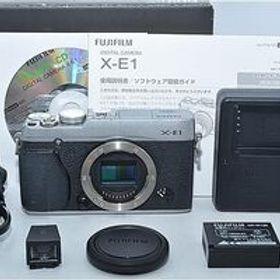698★難あり品★FUJIFILM ミラーレス一眼レフカメラ X-E1 ボディ 1630万画素 シルバー FX-X-E1S