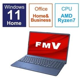 量販店展示品 富士通 FMV LIFEBOOK AH50 FMVA50H1L 15.6型 Ryzen 7 5700U SSD256GB メモリ16GB Office 2021搭載 Windows 11