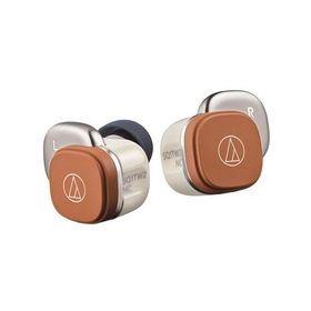 オーディオテクニカ ATH-SQ1TW2NC WCM ワイヤレスヘッドホン アクティブノイズキャンセリング搭載 ワイヤレス充電対応 ホワイトキャメル