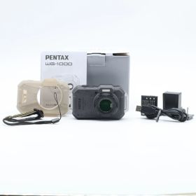 PENTAX WG-1000 グレー｜防水・耐衝撃 タフコンパクトデジタルカメラ｜アウトドア／水中撮影対応 ペンタックス【中古】