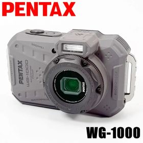 【美品】ペンタックス PENTAX WG-1000 グレー コンデジ カメラ 中古