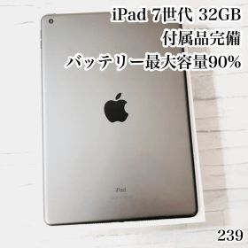 iPad 第7世代 32GB 付属品完備 wifiモデル 管理番号：239