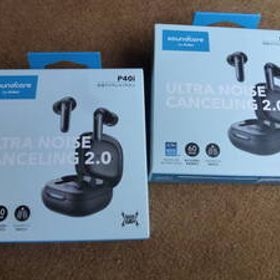 新品未使用品 soundcore P40i ワイヤレスイヤフォン Bluetooth マルチポイント接続対応 2台まとめて格安処分!