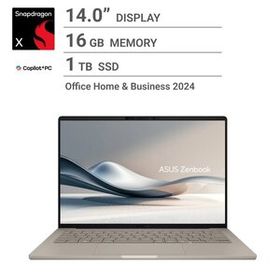 ASUS ノートPC/ZENBOOK SORA/14.0 インチ/Snapdragon X X1-26-100/メモリ 16GB/SSD 1TB/UX3407QA-PU161COBE S2