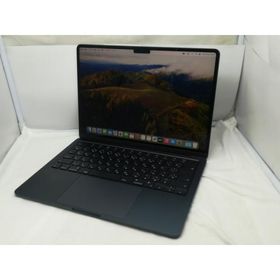 【中古】Apple MacBook Air 13インチ M3(CPU:8C/GPU:8C) 8GB/256GB ミッドナイト MRXV3J/A (13インチ, M3, 2024)【川崎】保証期間１ヶ月【ランクA】