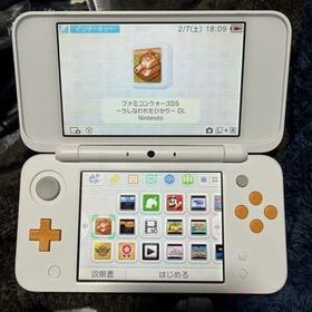 Newニンテンドー2DS LL ホワイト オレンジ 任天堂 Nintendo ファミコンウォーズ 失われた光 その他20本くらいのゲーム
