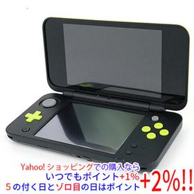 【中古】任天堂 Newニンテンドー2DS LL ブラック×ライム 本体のみ