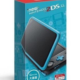 中古ニンテンドー3DSハード Newニンテンドー2DS LL本体 ブラック×ターコイズ