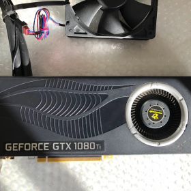 GTX 1080Ti 11GB 空冷x簡易水冷ハイブリッドグラボ