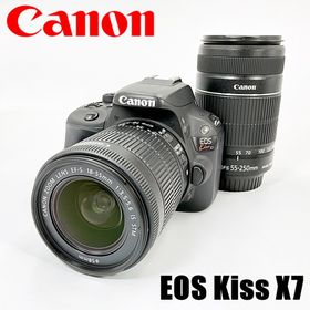 キヤノン(Canon)のキヤノン CANON EOS Kiss X7 ダブルズームキット 一眼レフ カメラ 中古 #2(デジタル一眼)